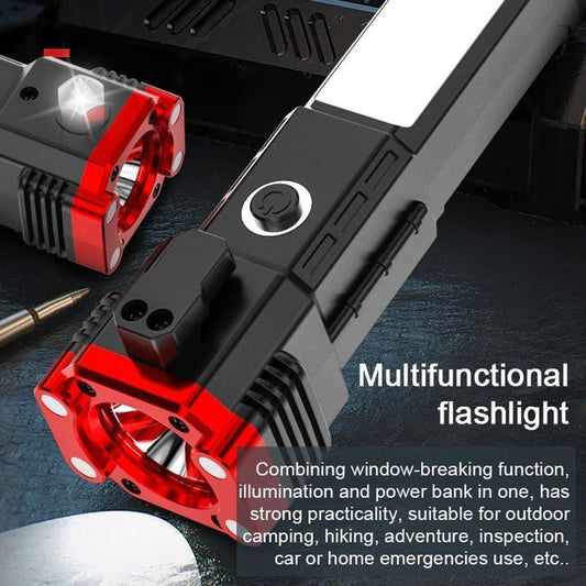 Multifunctional Work Portable LED Flashlight, Colour as per availability LxWxH : 17*16*10, Weight: 200 gms